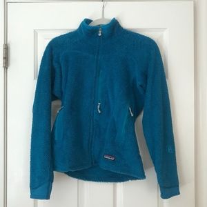 Blue Patagonia Zip Up Fleece
